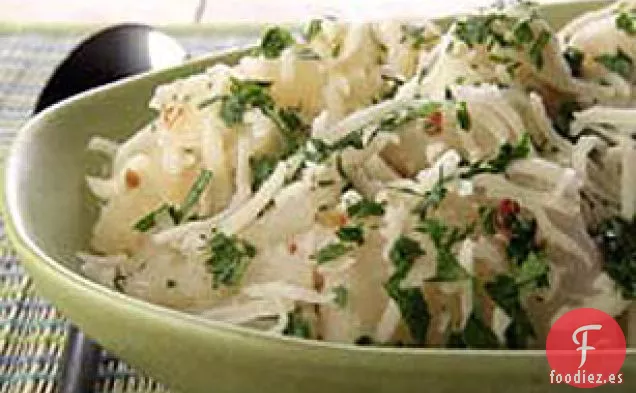 Puré de Yuca de Limón Y Ajo