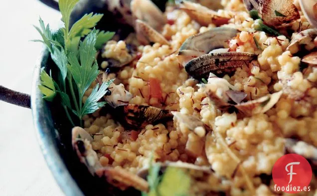 Paella de Mariscos con Fregola