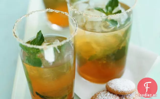 Té Verde Helado con Jengibre y Menta