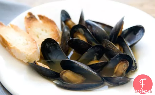 Té De Jengibre Y Hierba De Limón-Mejillones al vapor