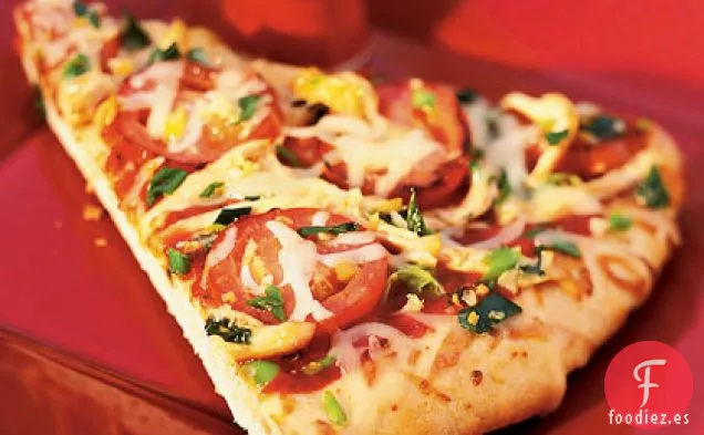 Pizza de Pollo con Jengibre