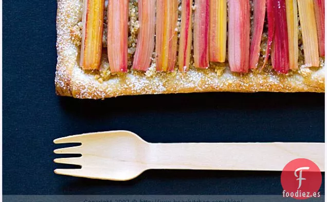 Tartaletas De Ruibarbo Con Jengibre Y Vainilla