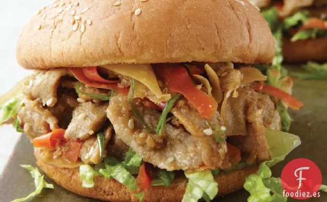 Receta de Hamburguesa de Cerdo con Jengibre