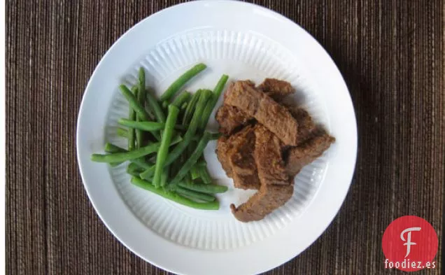 Filete Con Salsa De Jengibre Y Maní