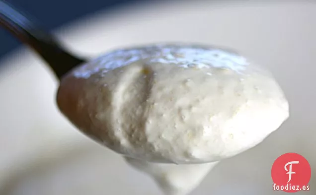 Helado de jengibre y limón