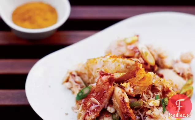 Ensalada de Cangrejo con Jengibre y Cáscara de Naranja Seca