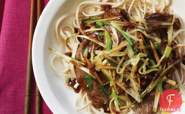 Salteado de Ternera con Jengibre Fresco y en Escabeche