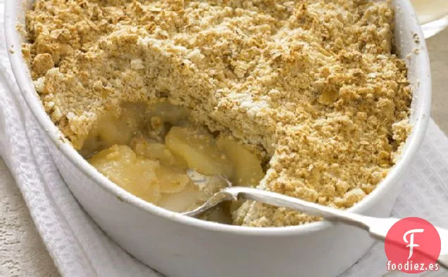 Crujiente de Manzana y Jengibre
