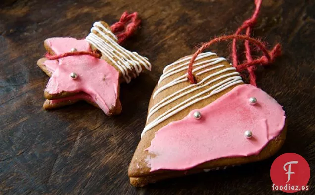 Galletas y Adornos Navideños de Jengibre Festivos Invitado de Vacaciones