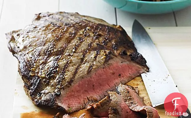 Filete de Rábano Picante a la Parrilla con Ensalada de Champiñones