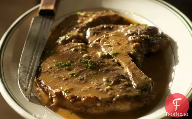 Solomillo Cocido Rápido Con Salsa De Rábano Picante