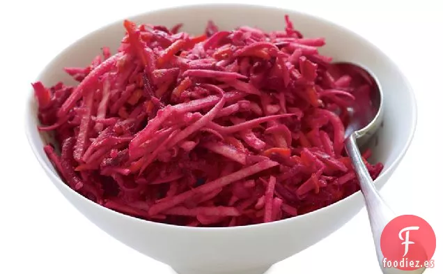 Condimento de Rábano Picante fresco con Manzanas y Arándanos