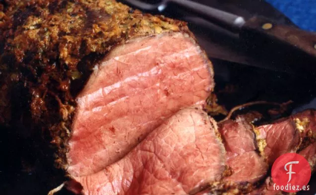 Carne Asada con Costra de Rábano Picante