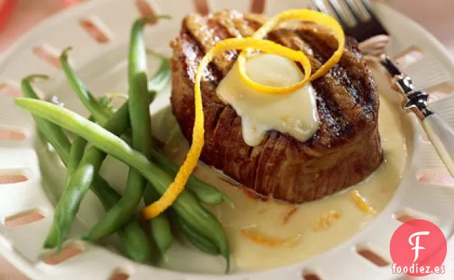 Filetes de Ternera con Crema de Naranja