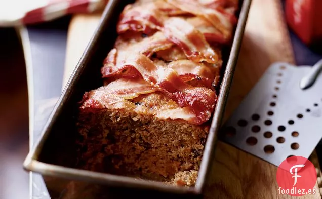Pan de Carne de Ternera y Champiñones con Tocino