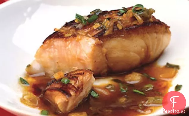Pescado Marinado con Soja