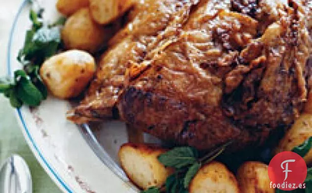 Costilla Asada Con Patatas Asadas