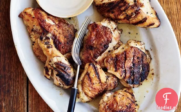 Pollo Big Bob Gibson con Salsa Barbacoa Blanca