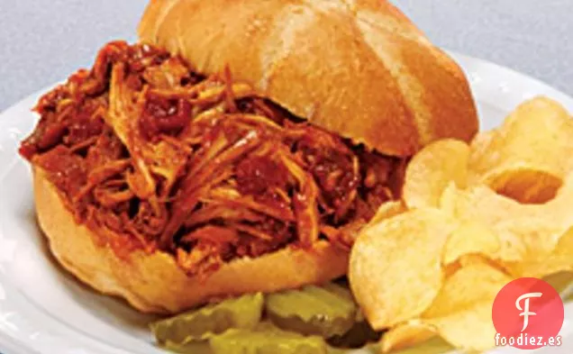 Pollo a la Barbacoa de Cocción Lenta