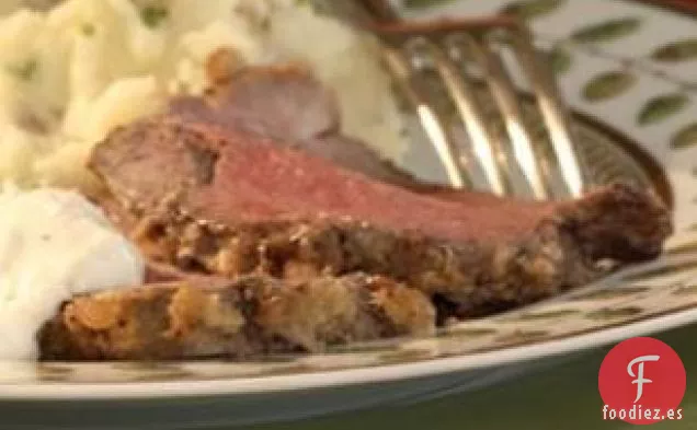 Solomillo de Ternera con costra de Rábano Picante