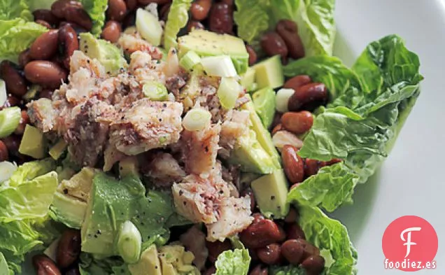 Frijoles Pintos, Aguacate y Sardinas