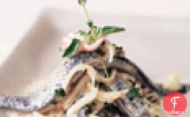 Sardinas Enteras con Hierbas Frescas y Crema Fresca