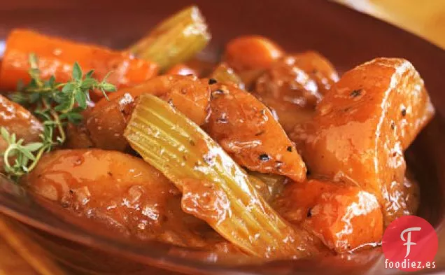 Estofado de Verduras de Invierno con Chuletas