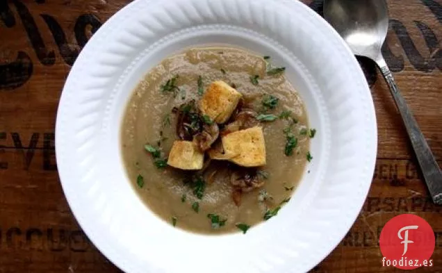 Sopa Cremosa de Alcachofa de Jerusalén
