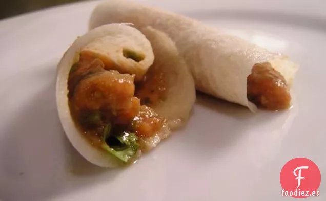 Cena De Esta Noche: Tacos Vegetarianos Con Tortillas De Jícama