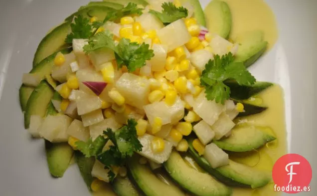 Cocina el Libro: Ensalada de Jícama y Aguacate con Vinagreta de Cítricos