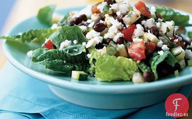 Ensalada de Verduras Marinadas con Queso Fresco