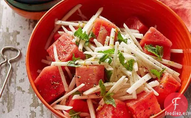 Ensalada de Jícama y Sandía