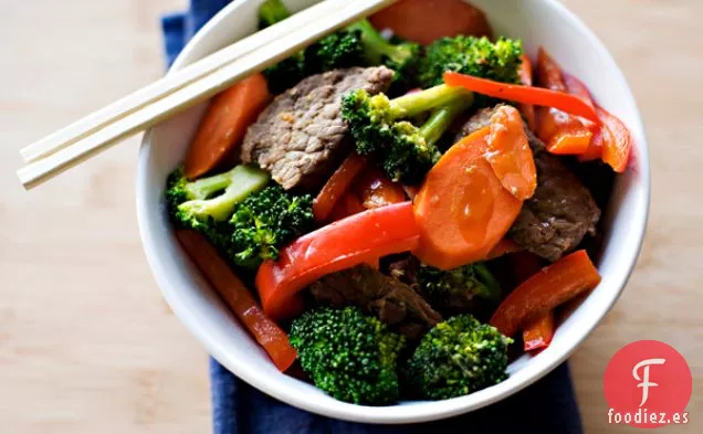 Salteado De Carne De Res Y Brócoli
