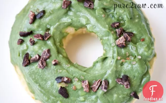 Donut de Aguacate Salado (sin gluten, Vegano, sin soja, Bajo en azúcar)