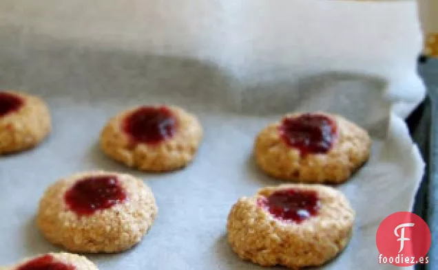 Galletas de Mermelada de Huellas dactilares sin azúcar