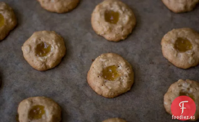 Receta de Galletas con Huellas Dactilares Endulzadas con Miel