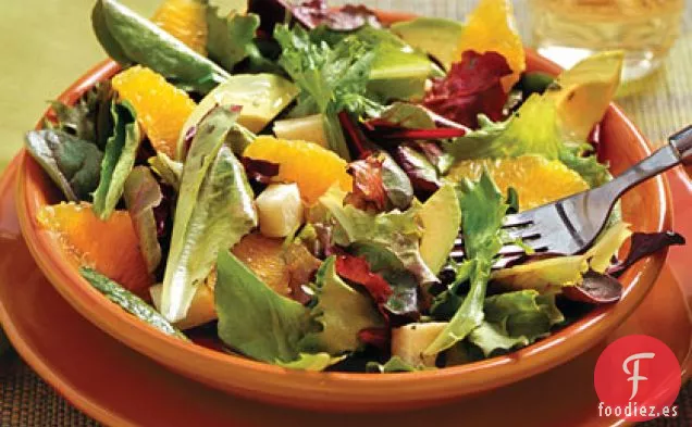 Ensalada Verde Mixta Con Vinagreta De Cilantro Y Lima