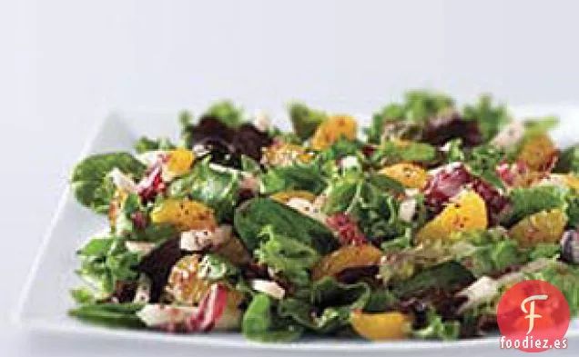 Vinagreta de Frambuesa y Ensalada de Naranja