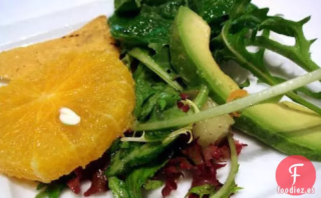 Ensalada Verde Mixta Con Vinagreta De Cilantro y lima