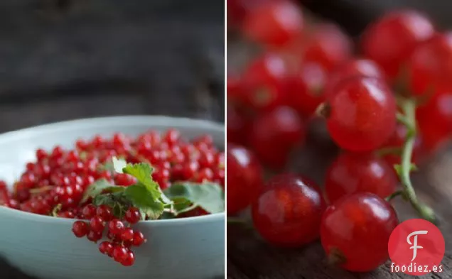 Pastel de Grosella Roja con Corteza de Masa Madre con Mantequilla