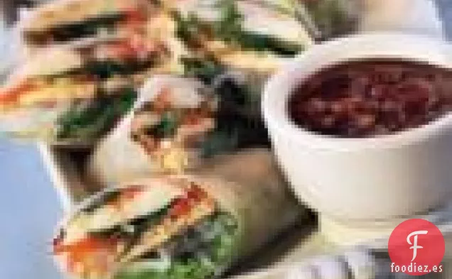 Rollitos de Primavera Frescos con Salsa de Cacahuete Hoisin (Goi Cuon)