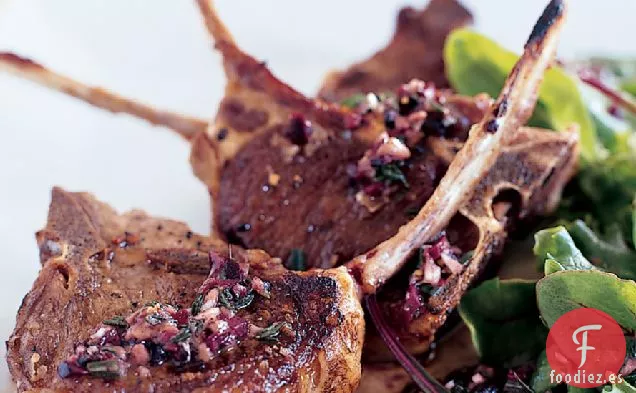 Chuletas de Cordero a la Parrilla con Aderezo Provenzal