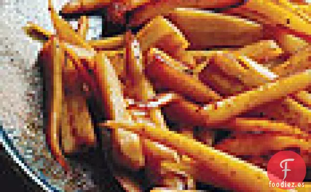 Chirivías glaseadas con Moscatel