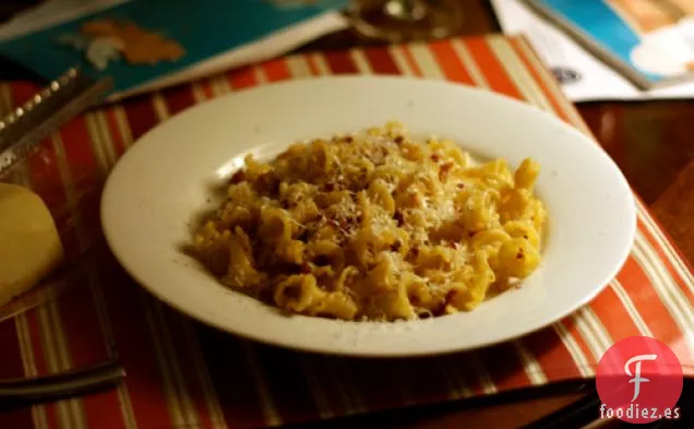 Cena de esta noche: Pasta con Chirivías y Tocino