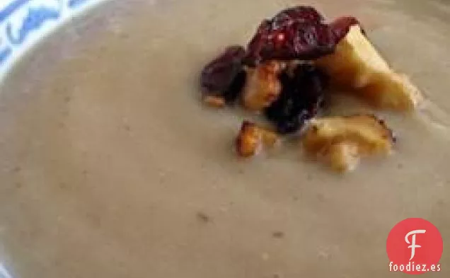 Chirivía Cremosa Con Sopa De Jengibre