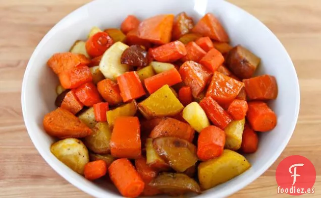 Verduras Glaseadas con Miel Cítrica