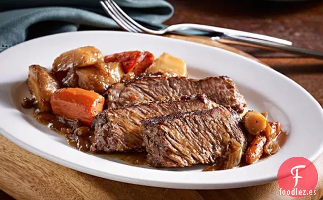 Asado de Olla Abundante con Chirivías