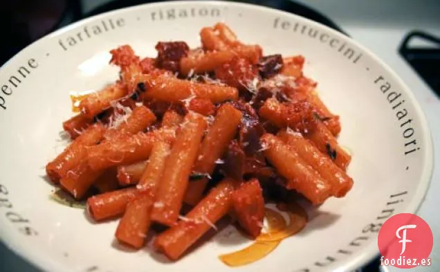 Cena De Esta Noche: Ziti Con Verduras De Raíz Asadas En Sartén