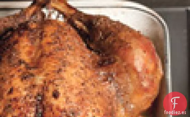 Pavo a la Parrilla con Hinojo y Cilantro Tostados y Salsa de Tomillo Fresco