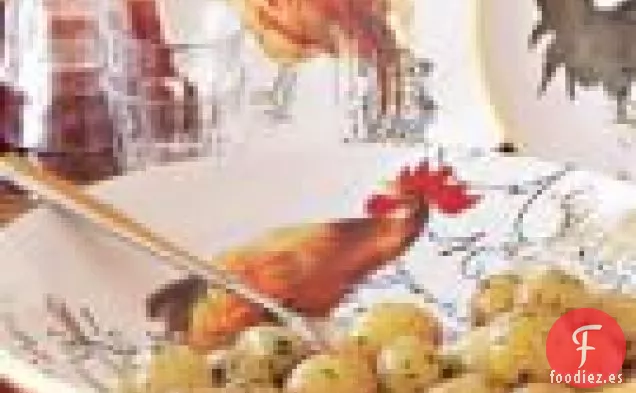 Patatas Al Vapor Con Mantequilla Y Hierbas